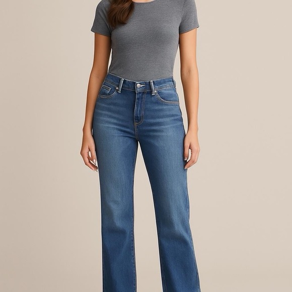 Nine West Womens Size 8 Vintage America Collection Boho Bootcut Jeans - Picture 1 of 5